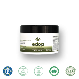 Exfoliante corporal coco con aceite de cannabis