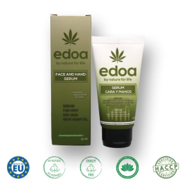 FACE AND HAND SERUM WITH CANNABIS OIL AND ALOE VERA