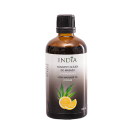 citrus massage oil with hemp oil