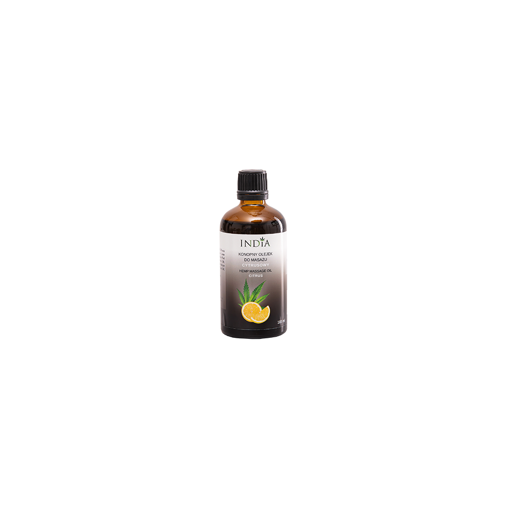 citrus massage oil with hemp oil