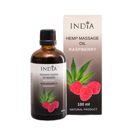 Raspberry massage oil with hemp oil