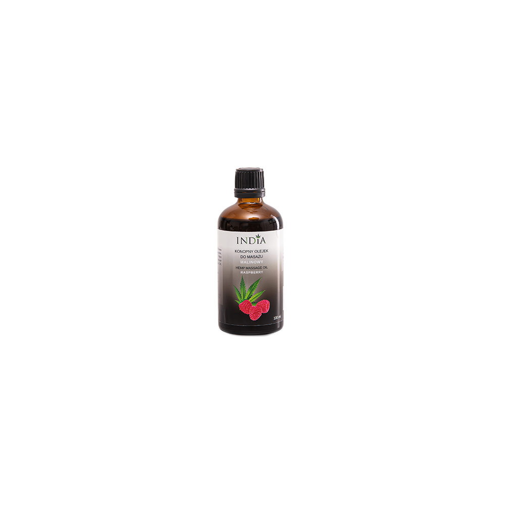 Raspberry massage oil with hemp oil